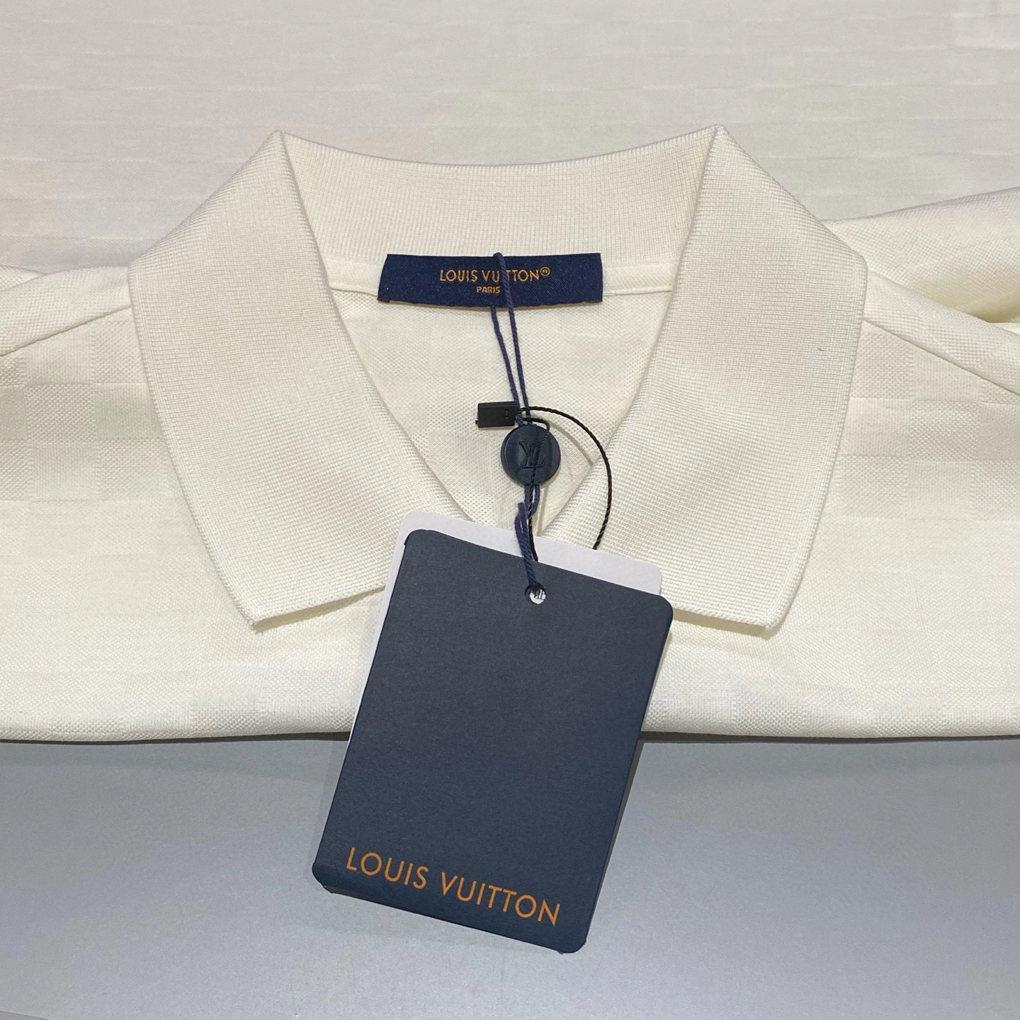 wg.luxury- 8V Damier embroidery Polo 2Colour item:E-F361G1018-2